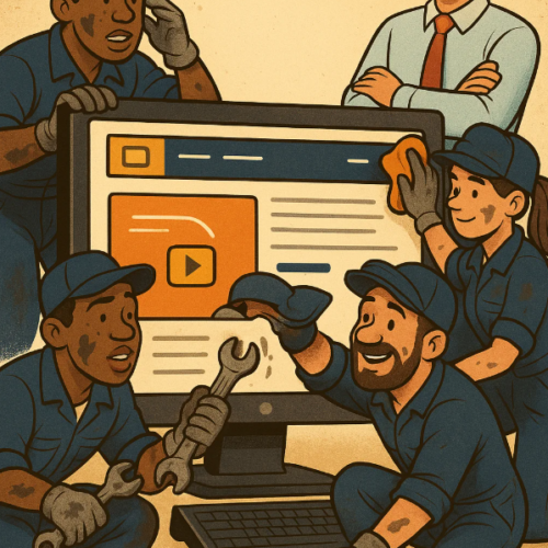 Web Mechanics fixing WordPress site.